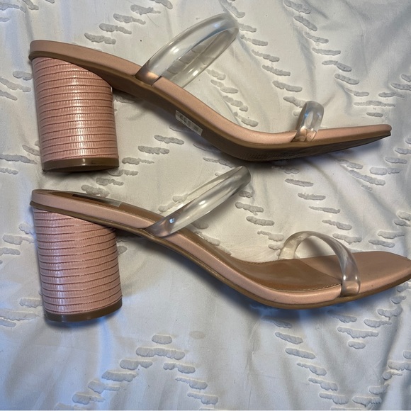 Dolce Vita Clear Nude Heels Size 9.5 - Picture 2 of 4